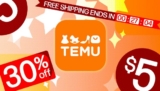 30% off at everything- TEMU