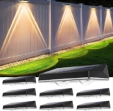 amazon.com 20% off SunFlickt  Solar Fence Lights