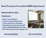 Fully Furnished 2-Bedroom Serviced Apartments for Rent in Bashundhara R/A