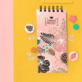 Pink Tropical To Do Notepad