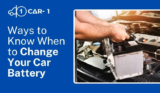 Ways to Know When to Change Your Car Battery