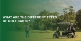 What are the different types of golf carts?