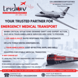 Tridev Air Ambulance Services in Delhi: The Most Reliable Choice for Patient Dispatch