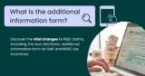 Understanding the R&D Additional Information Form