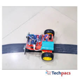 What are the benefits of using a DIY line-following robot kit in school projects?