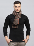 Tips to Style Men mufflers with High Neck Sweaters