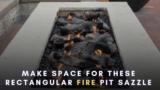 Make Space for These Rectangular Fire Pits
