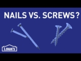 When to use Nails or Screw?! 🔨🙋❓