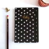 Black Heart Polka diary by deskstore