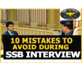 10 Mistakes to Avoid during  SSB Interview