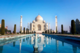 Taj Mahal Tour by Helicopter for Family with 1 Night Stay